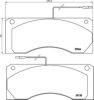 DON CVP012 Brake Pad Set, disc brake